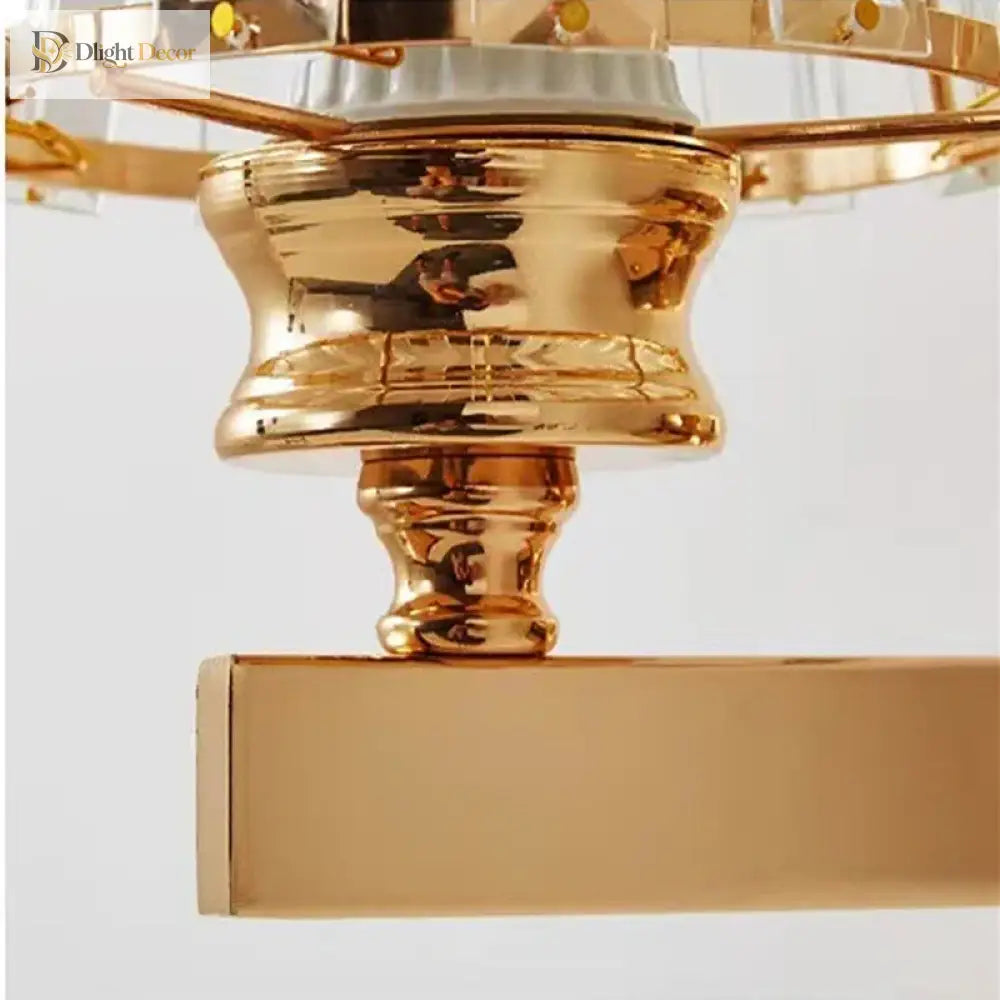 Modern Luxury Gold Wall Lamp - Nordic Creative Crystal Sconce For Living Room Hallway Bedside And