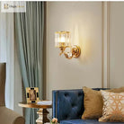 Modern Luxury Gold Wall Lamp - Nordic Creative Crystal Sconce For Living Room Hallway Bedside And