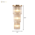 Elevate Your Space With The Luxurious Gold Crystal Wall Sconce