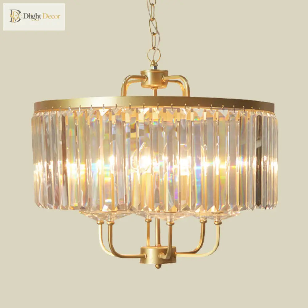 Aurora’s Golden Embrace: Sparkling Elegance For Your Home Chandelier