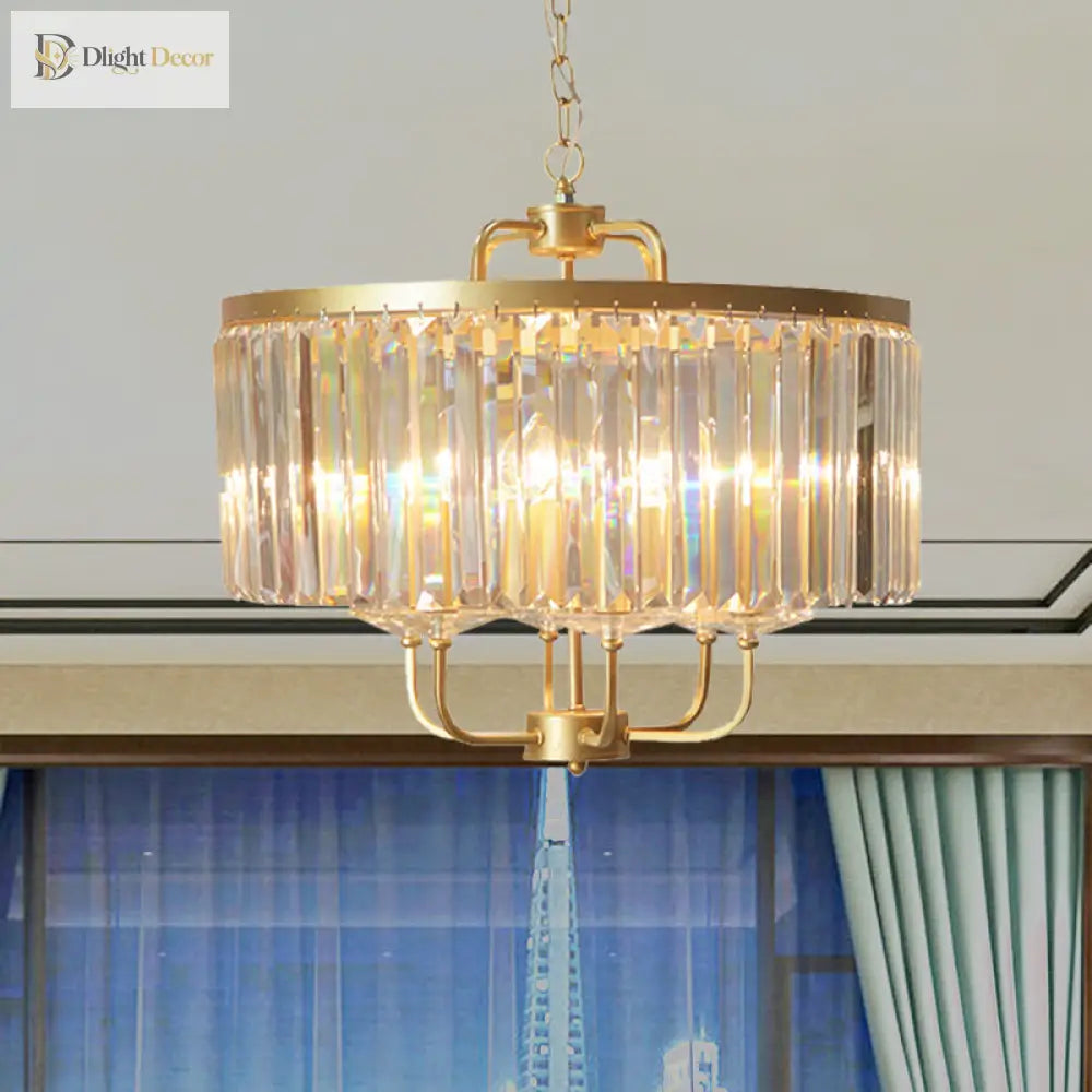 Aurora’s Golden Embrace: Sparkling Elegance For Your Home Chandelier