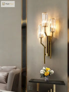 Aurora - Living Room Light Luxury Wall Crystal Tv Background Modern Minimalist Decorative Led Lamps