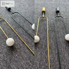 Modern Glass Ball Pendant Light - Led Bedside Hanging Lighting For Nordic Golden Luxury Decor In