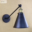 Avery - Industrial Swing Arm Sconce With Conic Shade (1 - Light Black) Wall Light