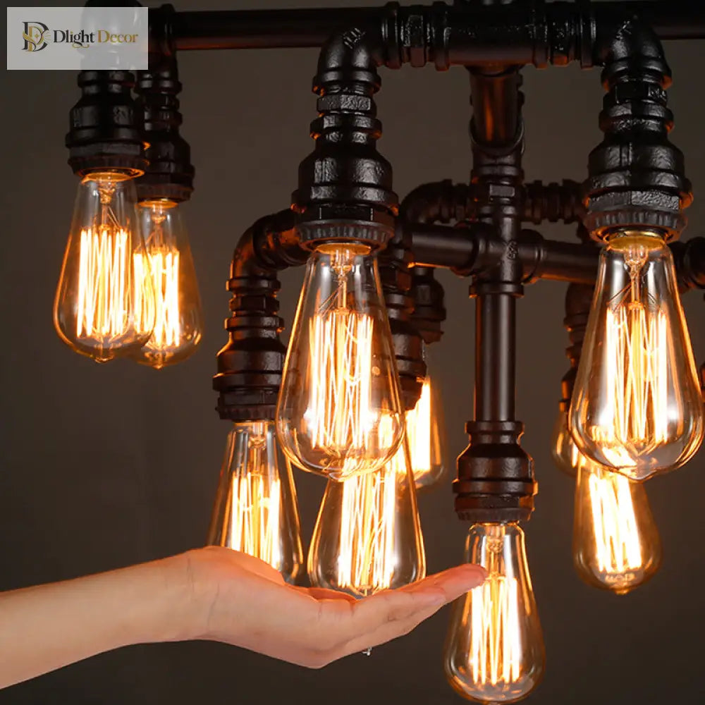 Avery Industrial Chandelier - Bold Statement For Any Space Ceiling Light