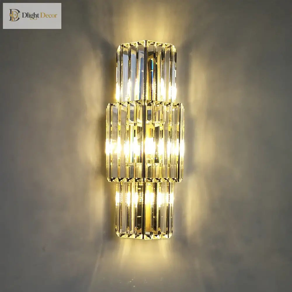 Avery’s Crystal Led Wall Lamp - Simple Elegance For Your Living Spaces Wall Lamp