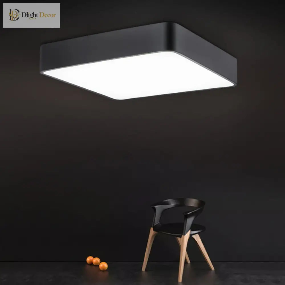 Axel’s Modern Led Ceiling Light - Square Design In Multiple Sizes