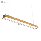 Axel’s Modern Linear Pendant Lamp: Sleek Aluminum Design In Multiple Sizes Lighting