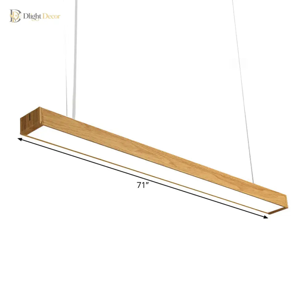 Axel’s Modern Linear Pendant Lamp: Sleek Aluminum Design In Multiple Sizes Lighting