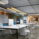 Axel’s Modern Linear Pendant Lamp: Sleek Aluminum Design In Multiple Sizes Lighting