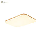 Beige Acrylic Flush Mount Ceiling Light For Living Room - 25.5’/34’ Rectangle Shape