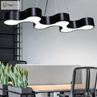 Blake - Modern Led Pendant Light With Irregular Shade (Black Or White) Lighting