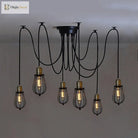 Blake Enduring Elegance - Vintage Black Spider Pendant Lamp Ceiling Light Fixtures