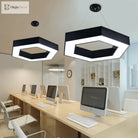 Blakely Modern Hexagonal Led Pendant: Illuminate Your Office With Style And Functionality Pendant
