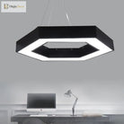 Blakely Modern Hexagonal Led Pendant: Illuminate Your Office With Style And Functionality Pendant