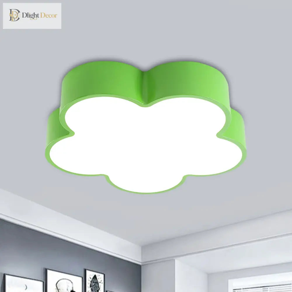 Blooming Fun: Colorful Flower Led Ceiling Light For Kids