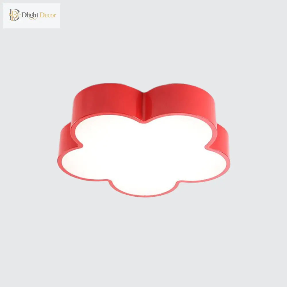 Blooming Fun: Colorful Flower Led Ceiling Light For Kids