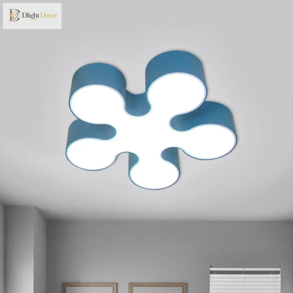 Blooming Brilliance: Colorful Blossom Led Ceiling Light For Kids