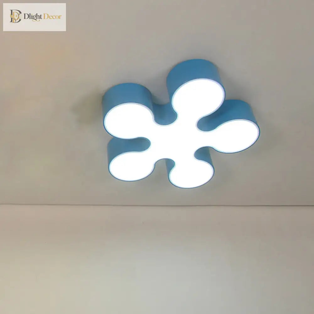 Blooming Brilliance: Colorful Blossom Led Ceiling Light For Kids
