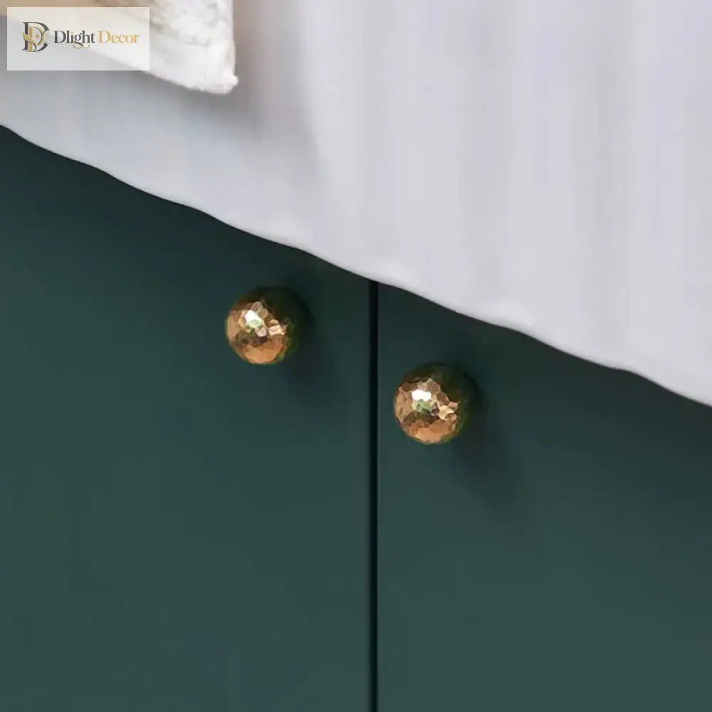 Brass Ball Cabinet Knobs – Modern Wardrobe Handles and Dresser Pulls Knob