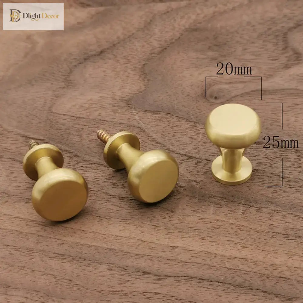 Brass Cabinet Handle and Hook – Gold Knob for Furniture Wardrobes and Towel Holders knob