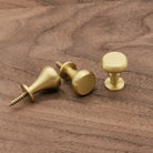 Brass Cabinet Handle and Hook – Gold Knob for Furniture Wardrobes and Towel Holders knob