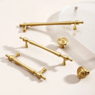 Brass Furniture Handles – French Wardrobe Cabinet and Drawer Knobs in Gold Handles