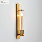 Modern Elegance Meets Warm Illumination: The Clear Glass Wall Sconce
