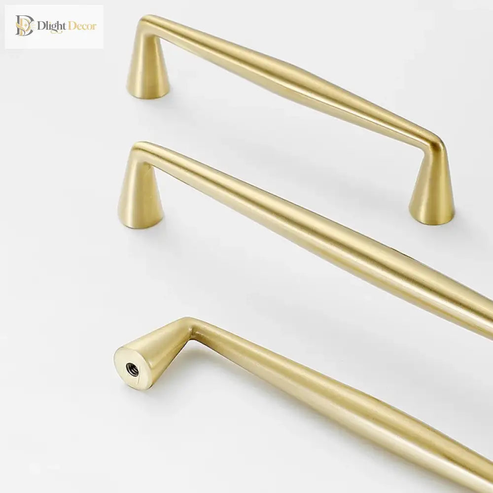 Brass Gold Black and Gray Cabinet Handles – Nordic Wardrobe Knobs and American Bar Pulls Handles