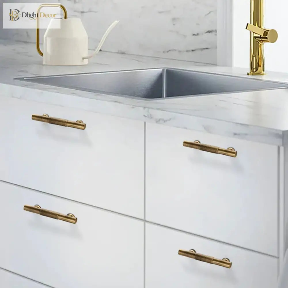 Brass Handles – Gold Black Antique Cabinet Bar Handles and Drawer Knobs for Furniture Handles