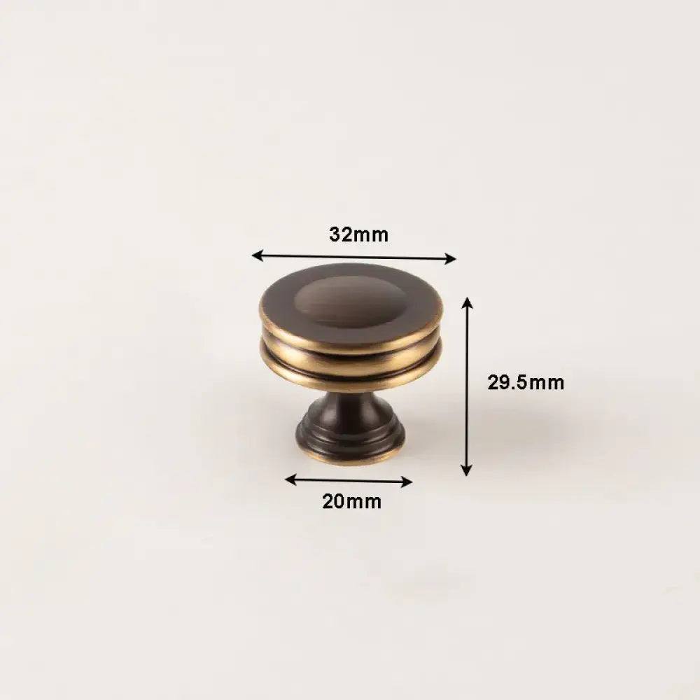 Brass Kitchen Cabinet Handles – Gold Textured Drawer Knobs and Door Bar Handles 32mm Handles