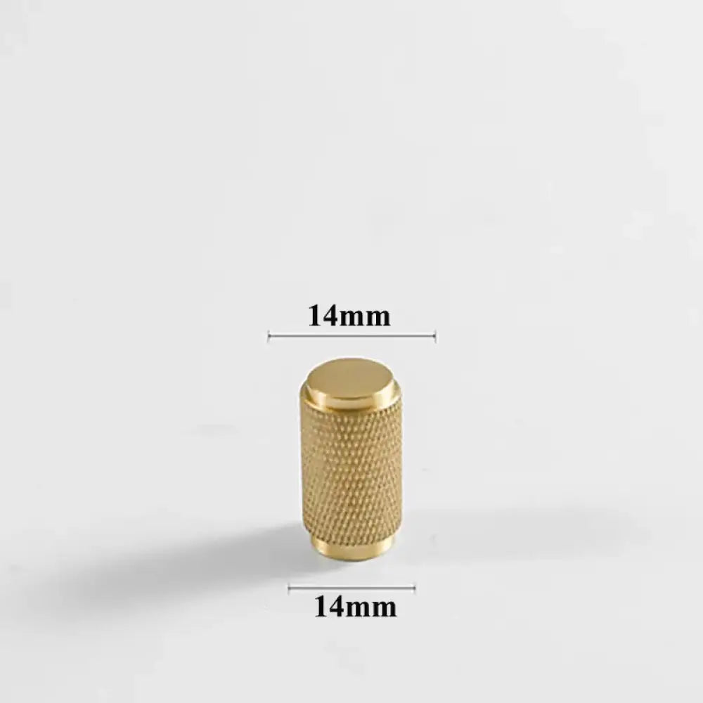 Brass Textured Cabinet Handles – Knurled Wardrobe Pulls and Drawer Knobs for Chest Drawers 9005-014 Handles