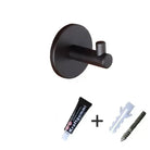 Brass Wall Hook – Gold and Black Towel Hanger for Bathroom Kitchen and Bedroom Storage black wall Hook