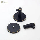 Brass Wall Hook – Gold and Black Towel Hanger for Bathroom Kitchen and Bedroom Storage wall Hook