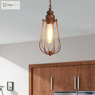 Briella Industrial Pendant Lamp: Rustic Charm For Your Bedroom
