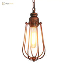 Briella Industrial Pendant Lamp: Rustic Charm For Your Bedroom