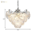 Brielle’s Crystal Chandelier - Modern Elegance With Tapered Petals (10 Lights) Chandelier