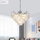 Brielle’s Crystal Chandelier - Modern Elegance With Tapered Petals (10 Lights) Chandelier