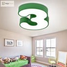 Brighten Your Space With Playful Arabic Numerals: Led Flush Mount Light Ceiling