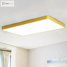 Brighten Your Space With Fun And Color: The Macaron Rectangular Flush Mount Ceiling Light