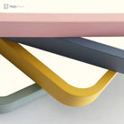 Brighten Your Space With Fun And Color: The Macaron Rectangular Flush Mount Ceiling Light