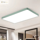 Brighten Your Space With Fun And Color: The Macaron Rectangular Flush Mount Ceiling Light