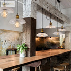 Brighten Your Space With Industrial Charm: The Farmhouse Brass Dome Pendant Light Lighting