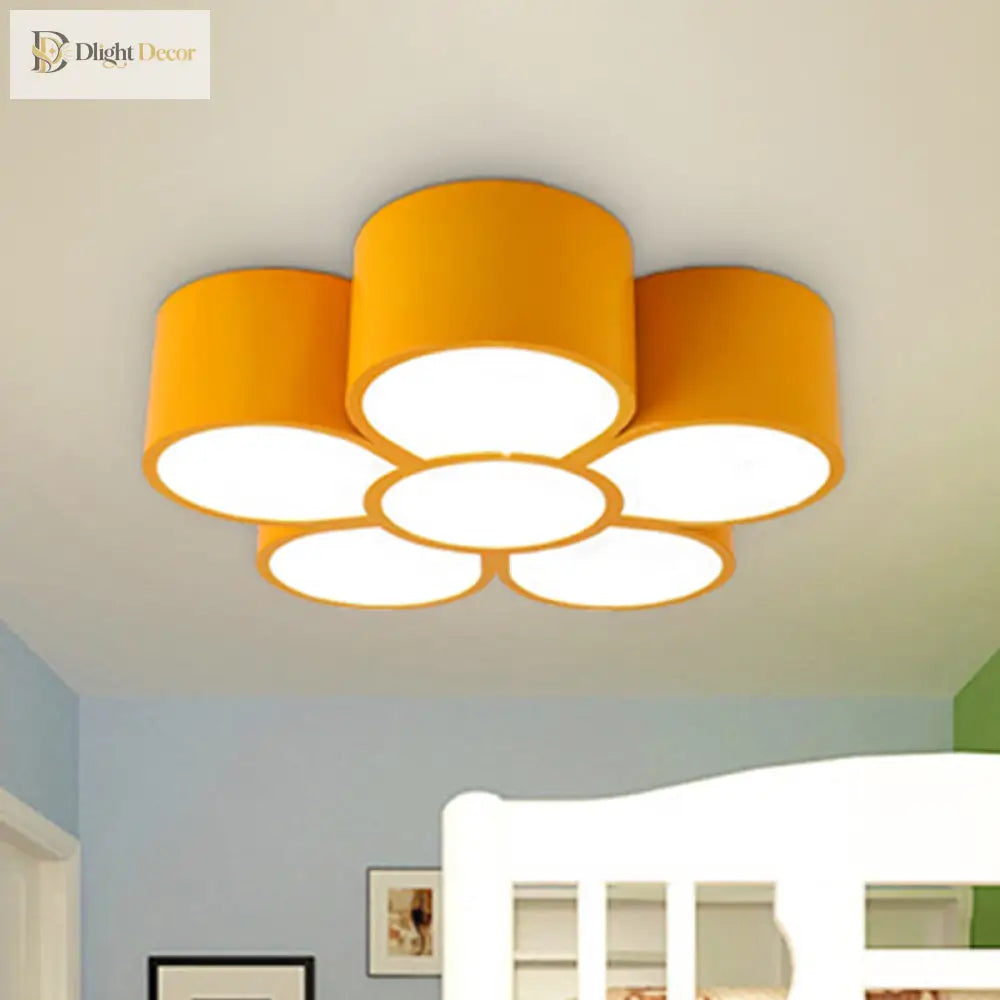Brighten Young Minds With The Floral Kindergarten Led Ceiling Light