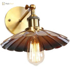 Bronze American Retro Iron Wall Lamps - Nordic Minimalist Style For Study Bedroom Bedside And Home