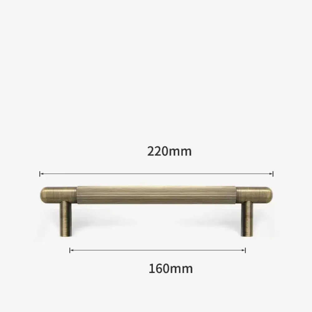 Bronze Cabinet Handles – Antique Furniture Pulls for Wardrobe Vintage Drawer and Cupboard 220mm Handles