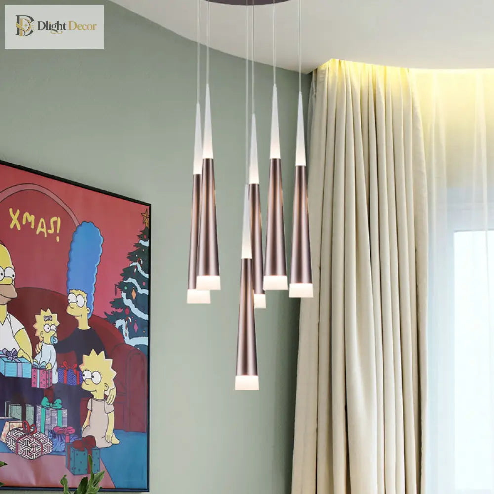 Noémie: Striking Hanging Pendant Light With Adjustable Lights