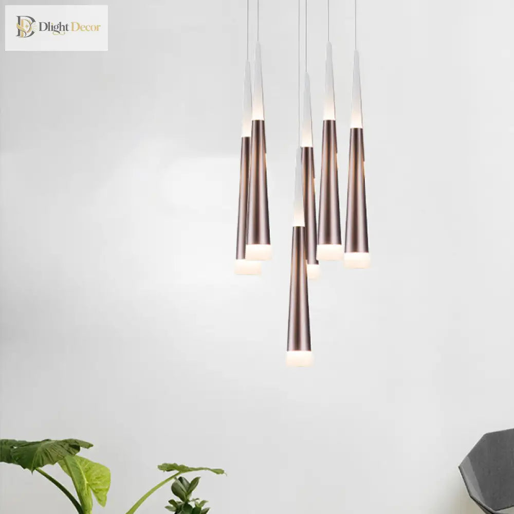 Noémie: Striking Hanging Pendant Light With Adjustable Lights