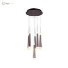 Noémie: Striking Hanging Pendant Light With Adjustable Lights