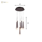 Noémie: Striking Hanging Pendant Light With Adjustable Lights